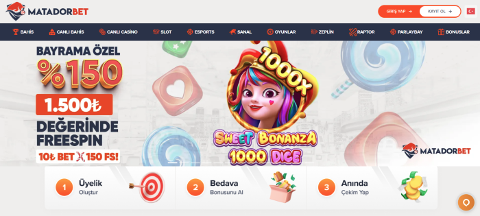 Matadorbet Home Page